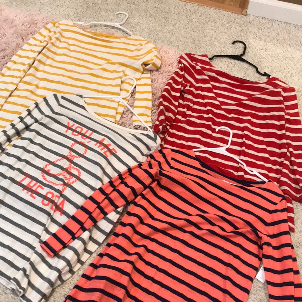 old navy boat neck tee bundle